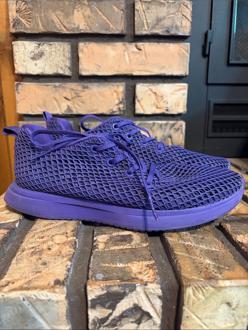 NOBULL Vibrant Purple Mesh Runner Athletic Tennis Shoes W9 M7.5